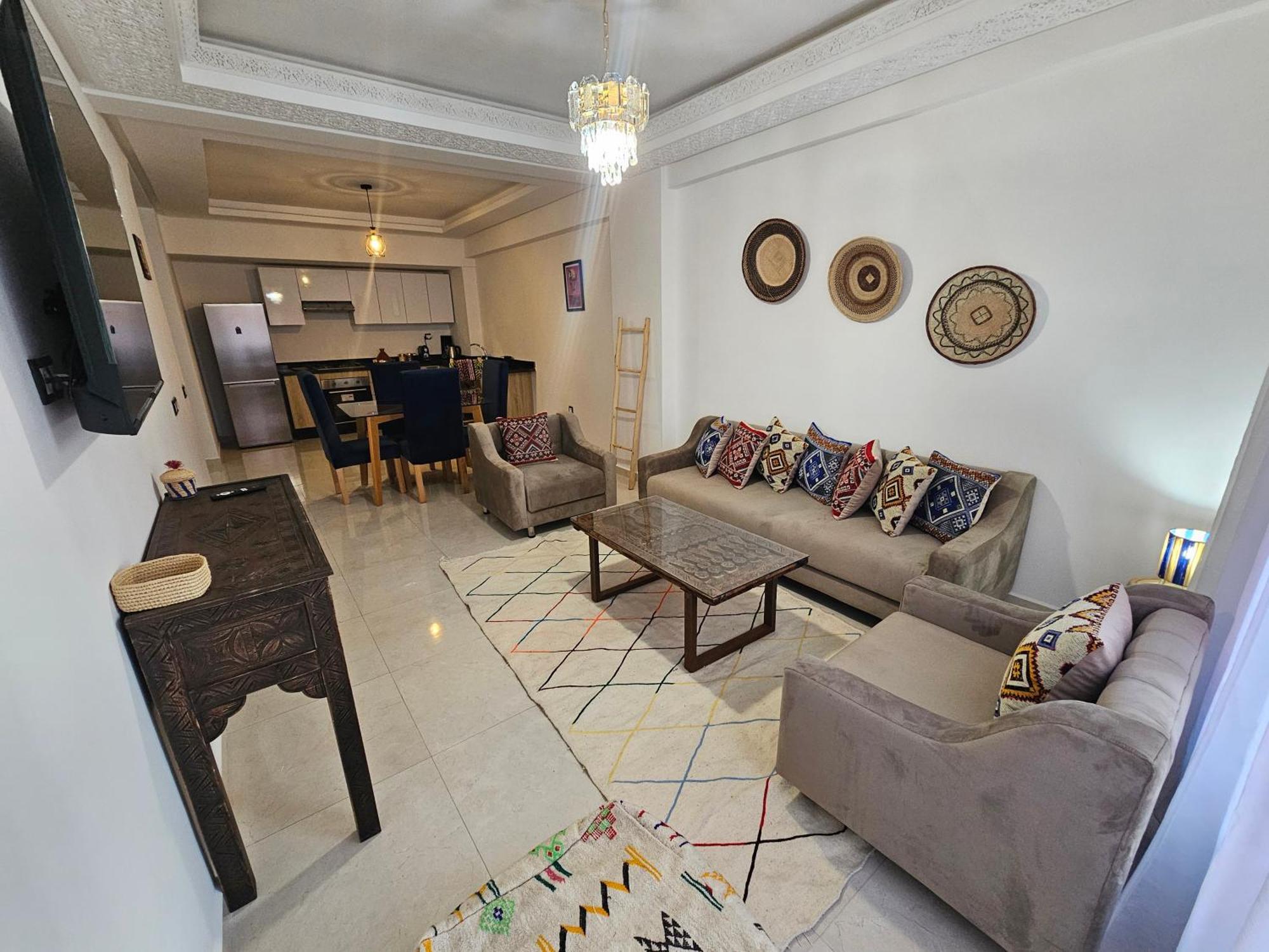 Charming Apartment In As-Sawíra Exteriér fotografie